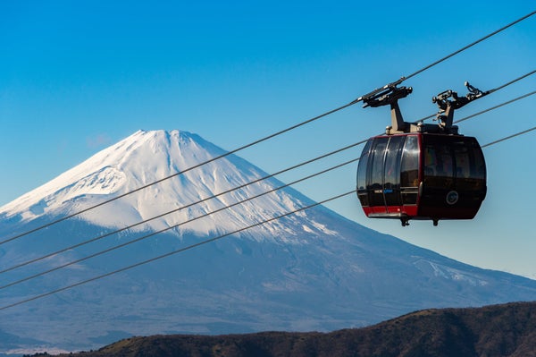 『箱根登山鉄道・あじさい列車 箱根ロープウェイと絶景の大涌谷』【名古屋駅出発】1